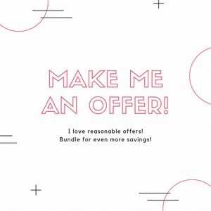 Feel free to make an offer!